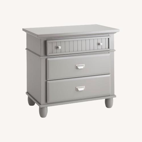 Used Bob's Discount Furniture Dark Gray Nightstand for sale on AptDeco
