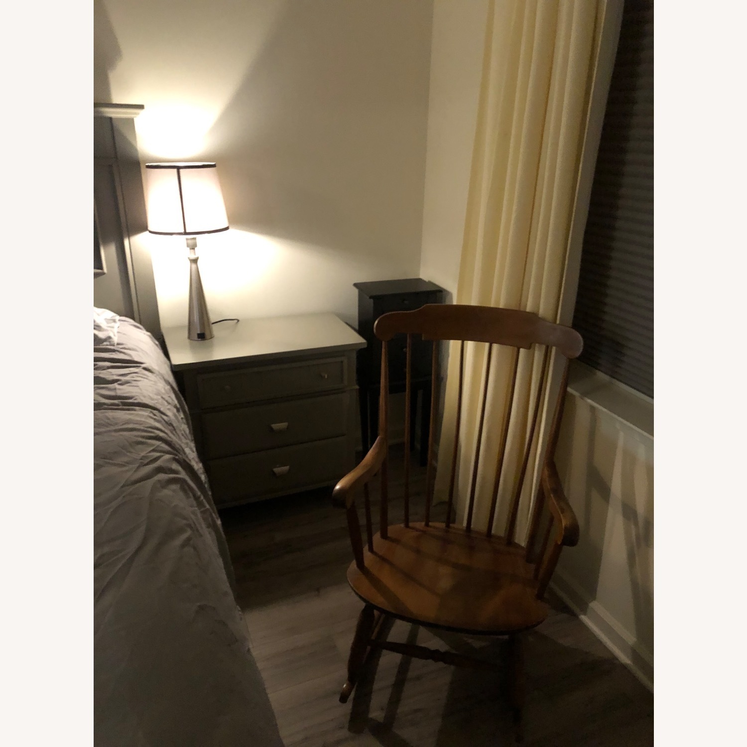 Bob's Discount Furniture Dark Gray Nightstand - image-1