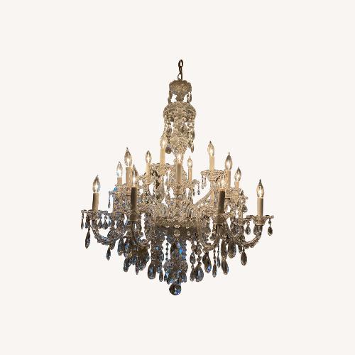 Used Transparent Glass Ceiling Lamp for sale on AptDeco