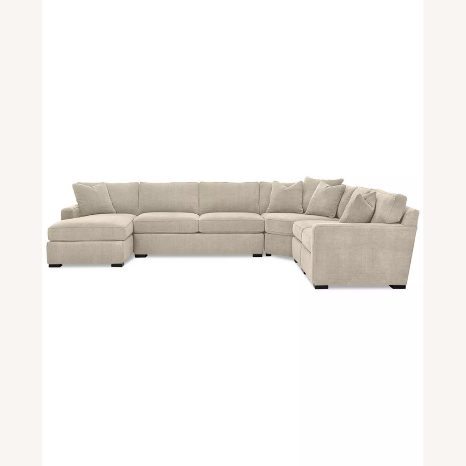 Macy's Natural Fabric 3+ Piece Sectional - image-5