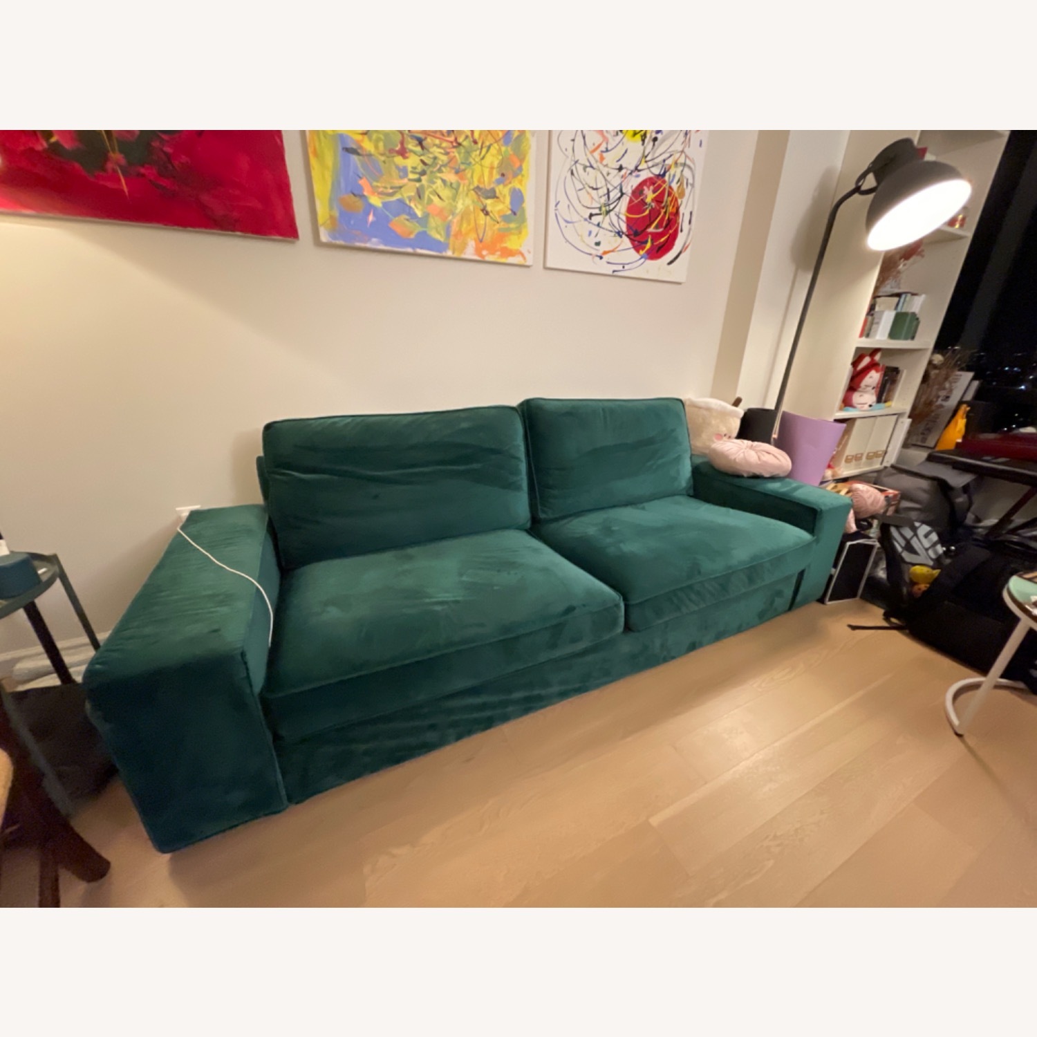 IKEA Kivik Green Fabric 3+ Seater Sofa - image-2