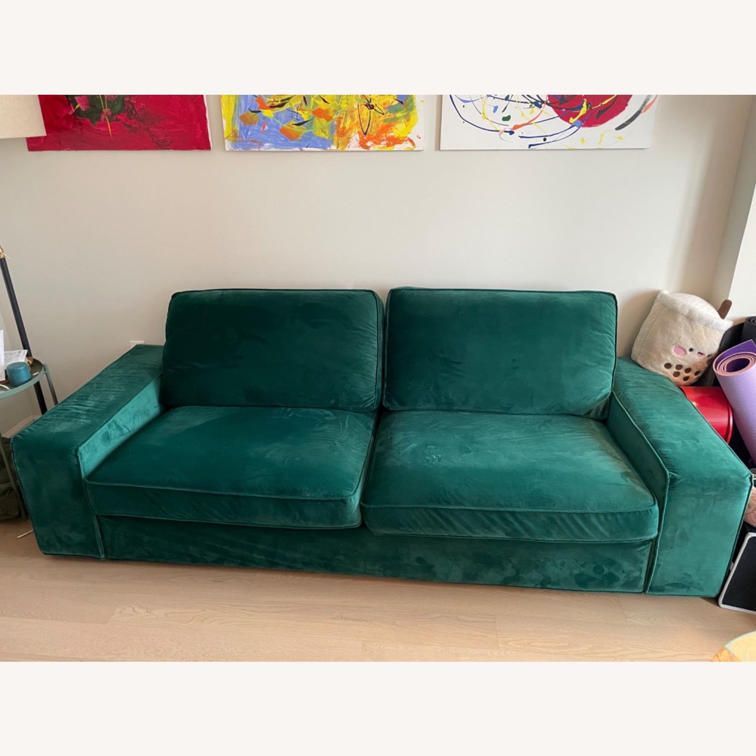 IKEA Kivik Green Fabric 3+ Seater Sofa - image-1