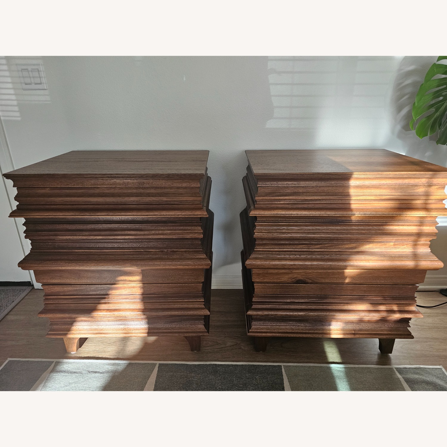 Noir Bernard Chests in a Dark Walnut 2 - image-2