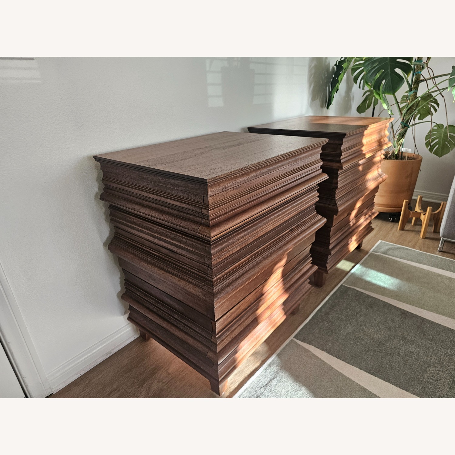 Noir Bernard Chests in a Dark Walnut 2 - image-4