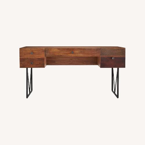 Used Crate & Barrel Atwood Natural Desk for sale on AptDeco
