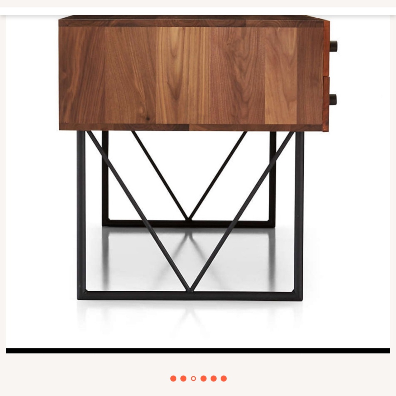 Crate & Barrel Atwood Natural Desk - image-5