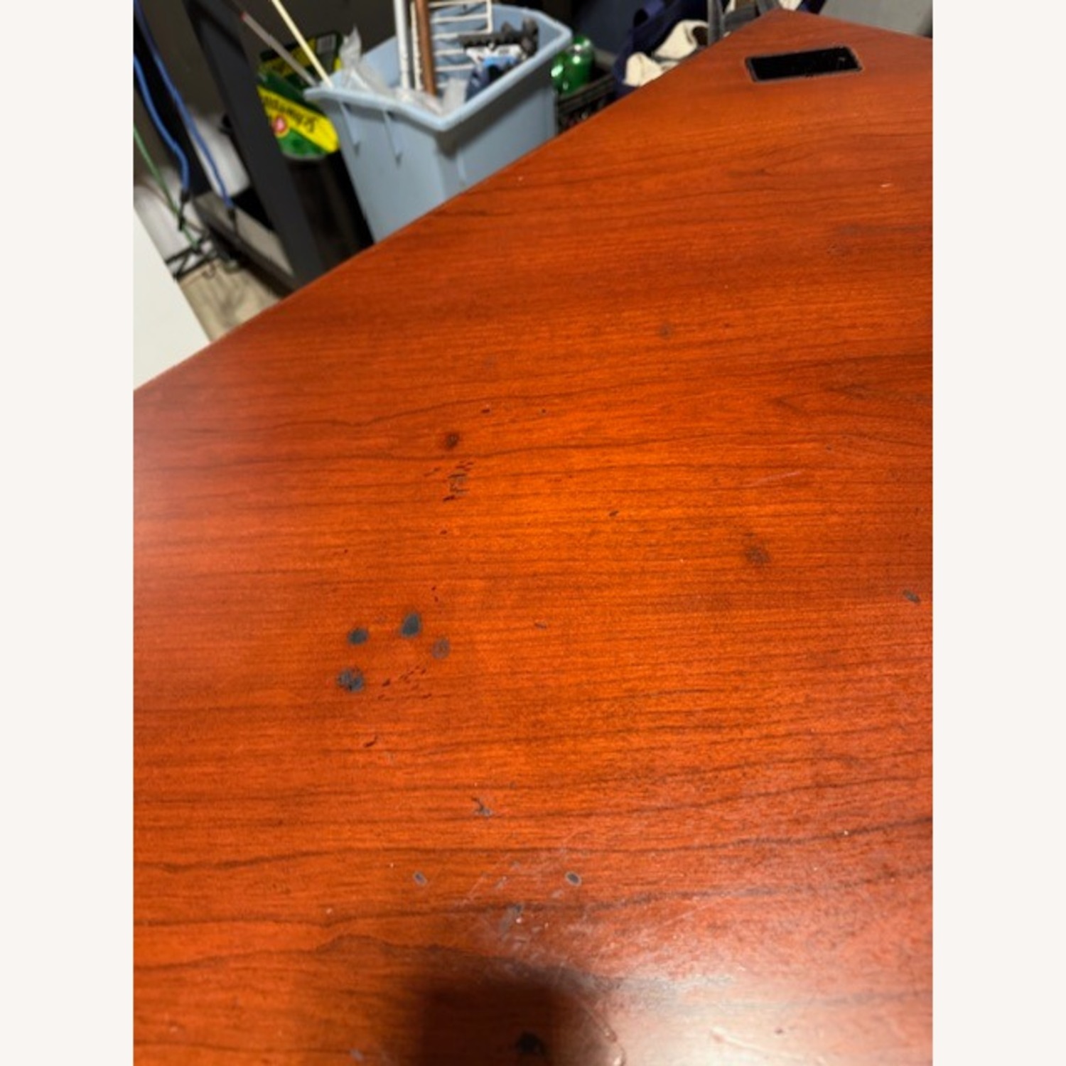 Cherry Wood Corner Desk  - image-4