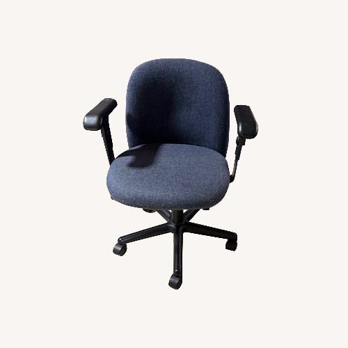 Used Blue Fabric Office Chair for sale on AptDeco
