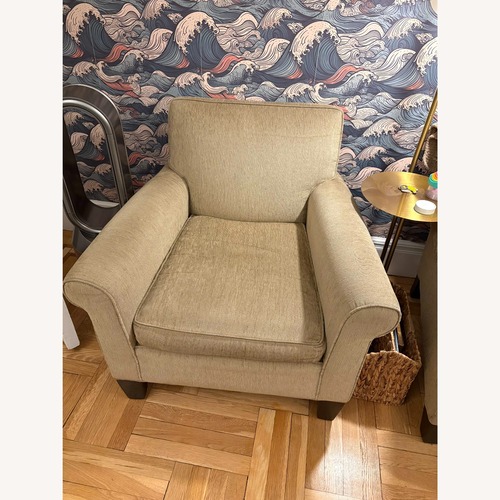 Used Mitchell Gold + Bob Williams Natural Armchair for sale on AptDeco