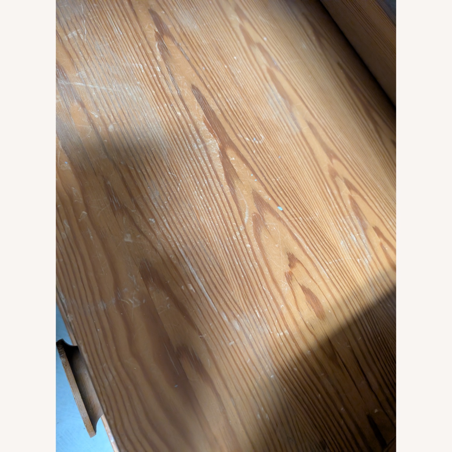 Vintage/Antique Light Brown Wood Bookcase - image-11