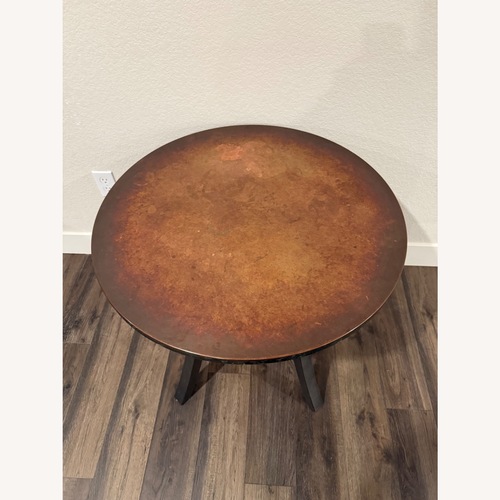 Used Ethan Allen Copper Side Table for sale on AptDeco