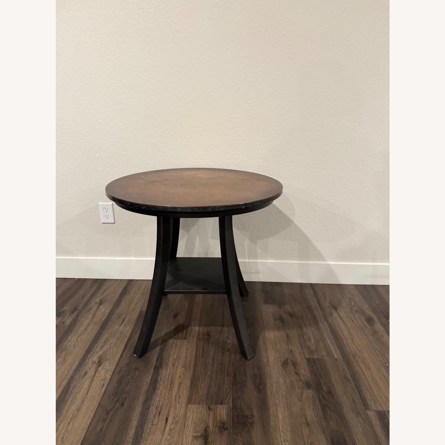 Ethan Allen Copper Side Table - image-2