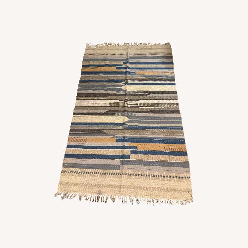 Used  Mixed Stripe Wool Rug for sale on AptDeco