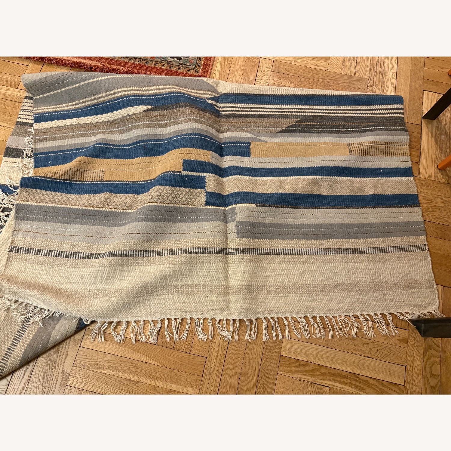  Mixed Stripe Wool Rug - image-3