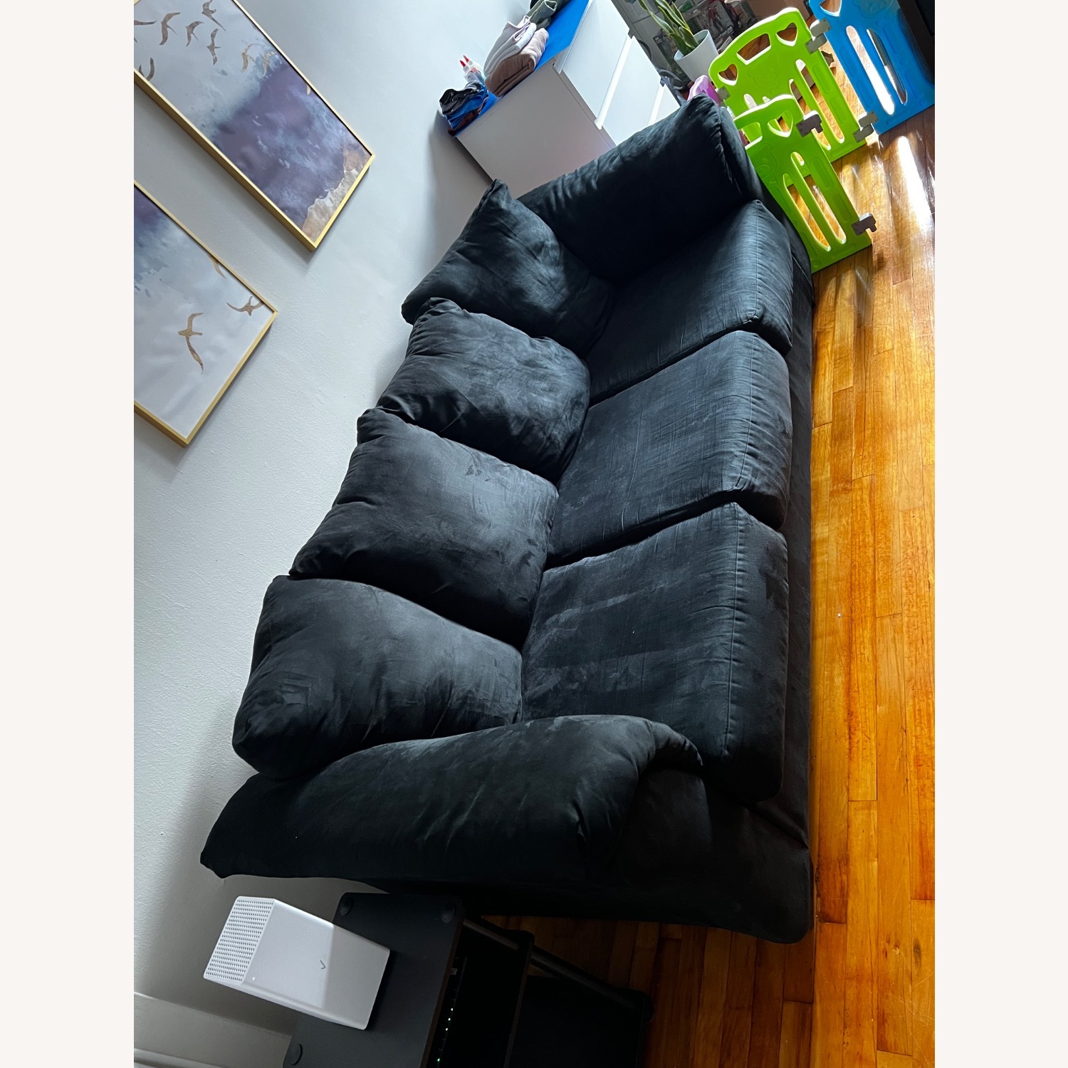 Ashley Furniture Black 3+ Seater Sofa - image-5