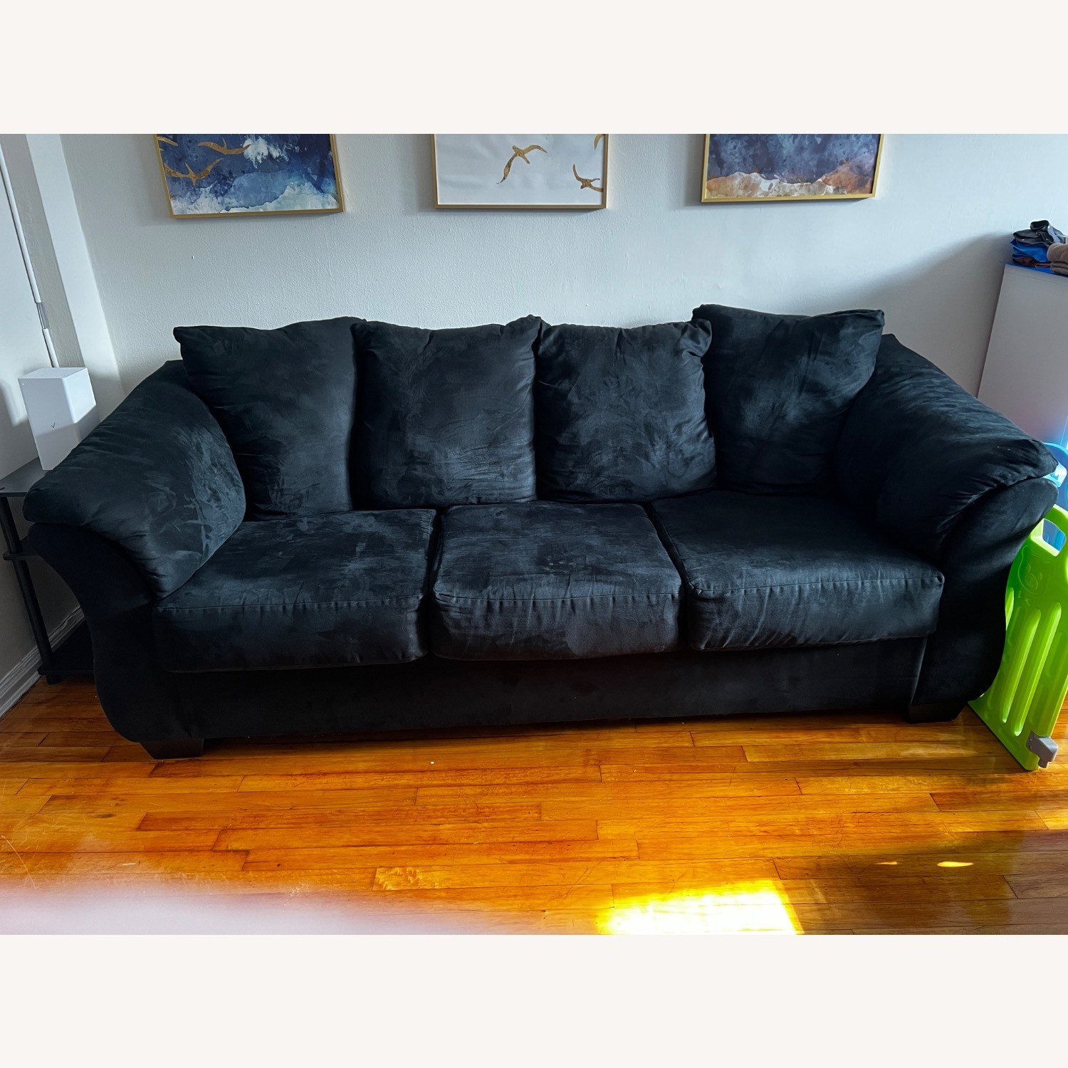 Ashley Furniture Black 3+ Seater Sofa - image-6