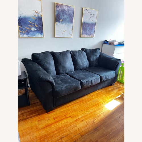 Used Ashley Furniture Black 3+ Seater Sofa for sale on AptDeco
