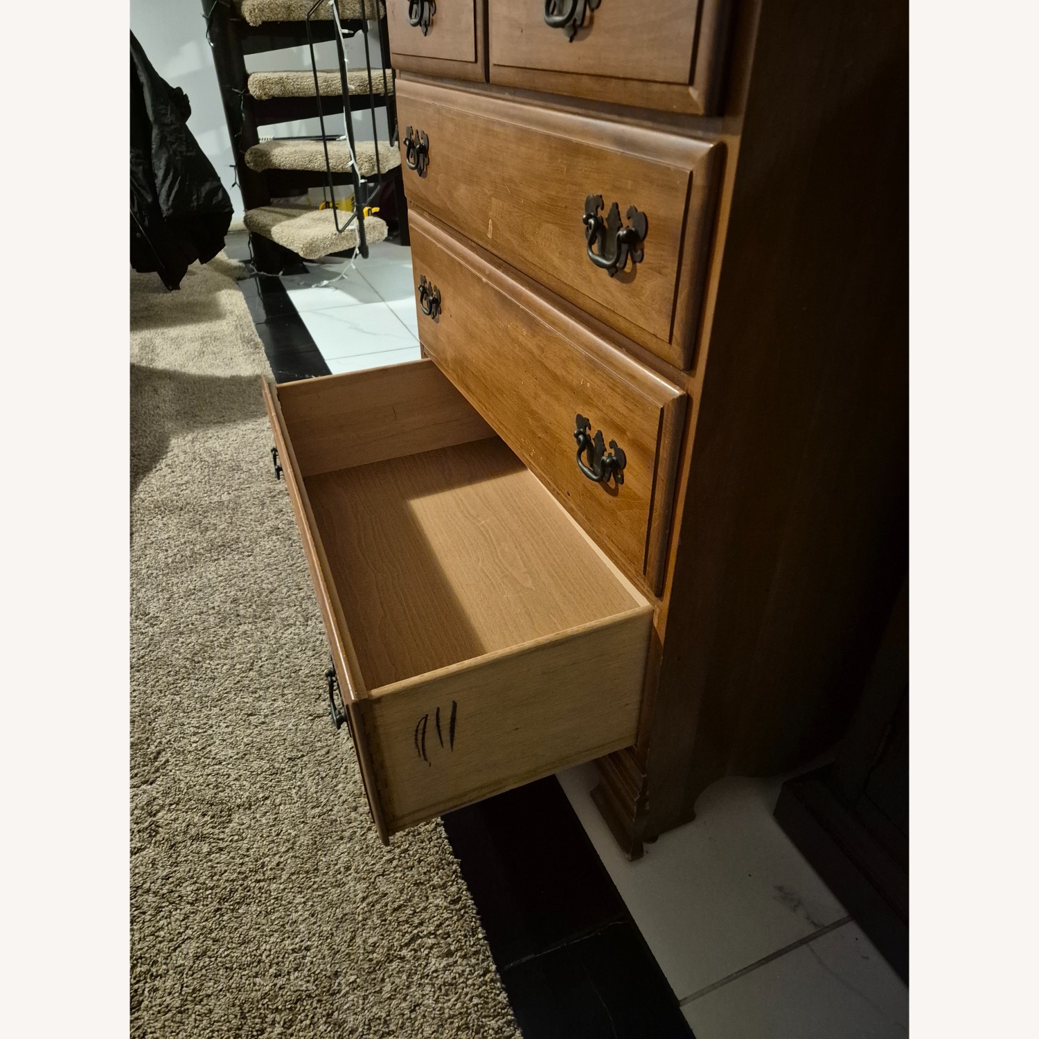  Ethan Allen Vintage Natural Wood Dresser - image-17