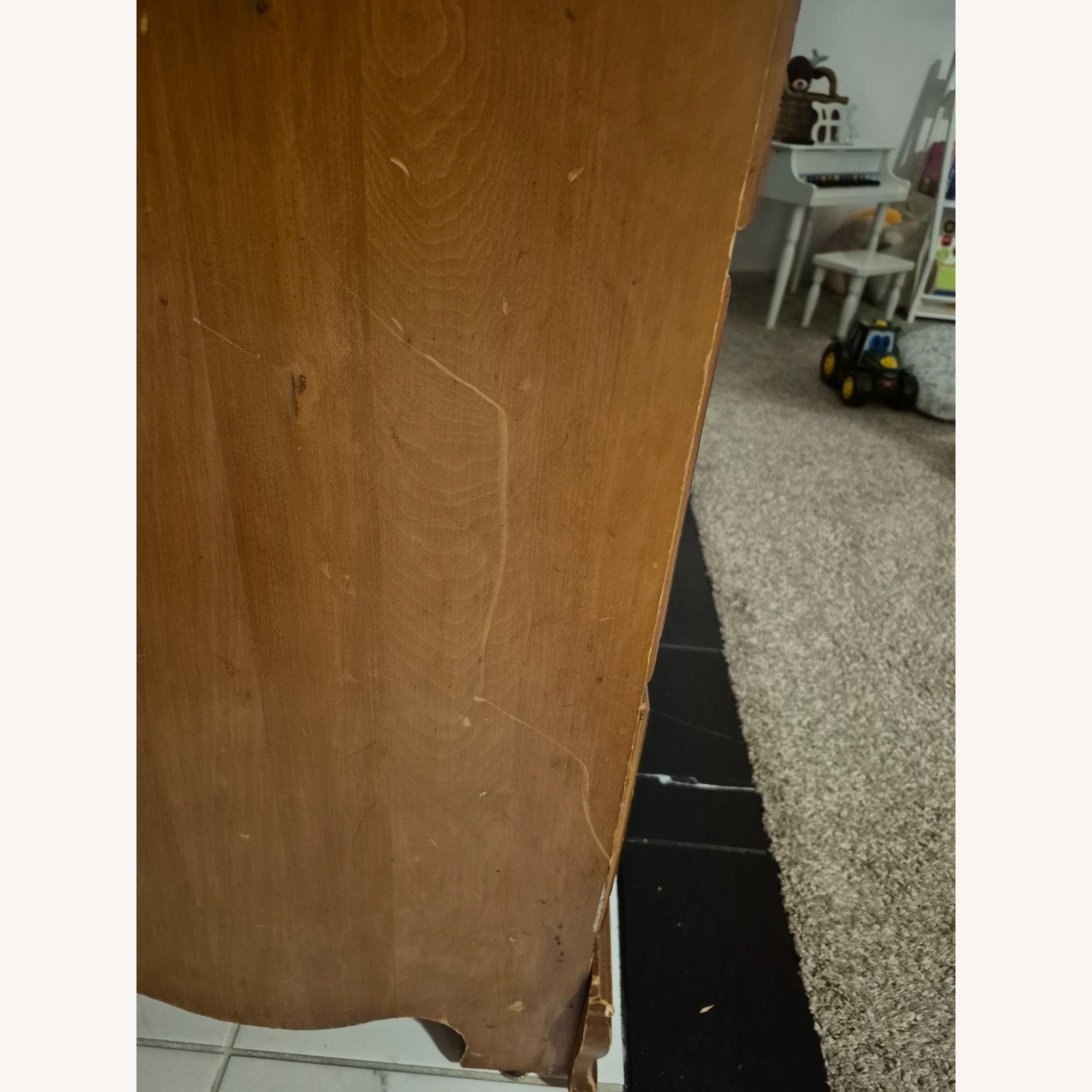  Ethan Allen Vintage Natural Wood Dresser - image-5