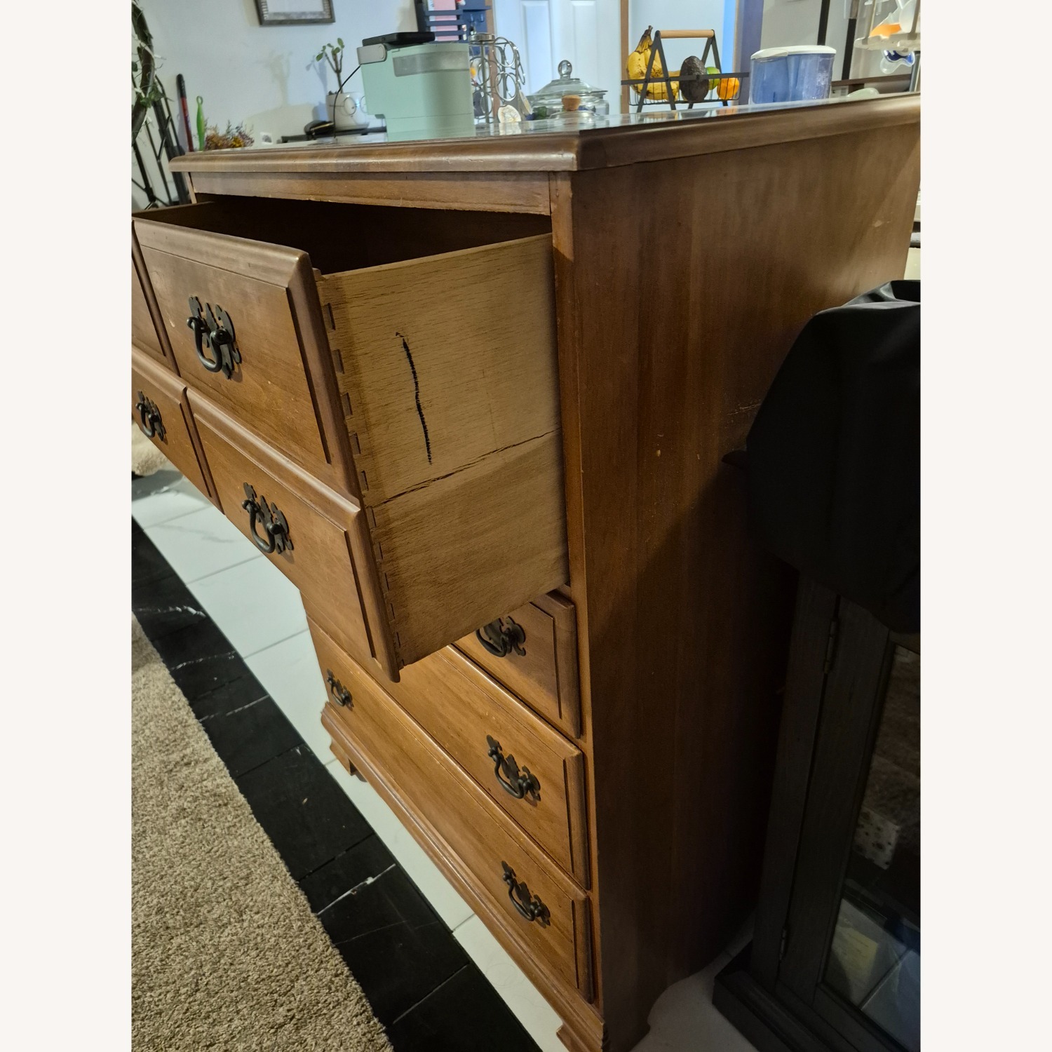  Ethan Allen Vintage Natural Wood Dresser - image-12