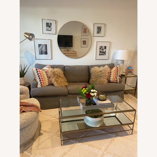 Used Lee Industries Light Gray Sleeper Sofa for sale on AptDeco