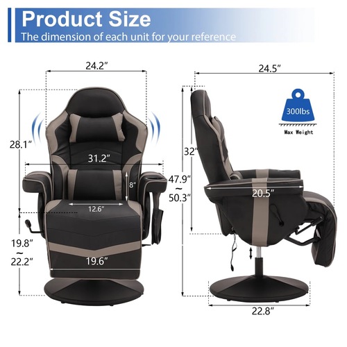 Used Amazon Black Office Chair-Gaming Chair for sale on AptDeco
