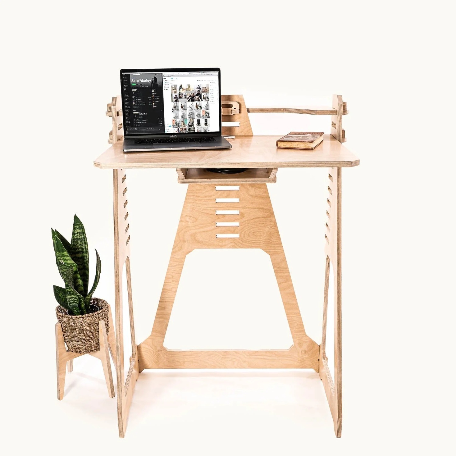 Work From Home Desks Natural Wood Desk - image-5