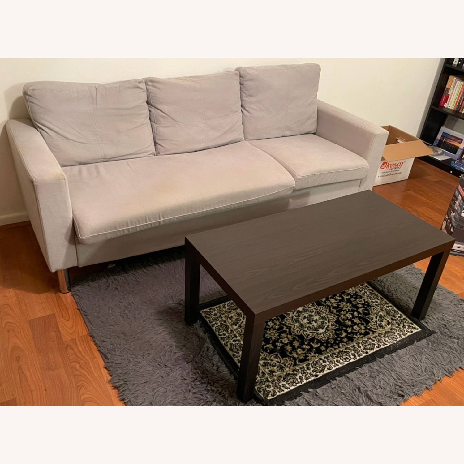 Wayfair Light Gray 3+ Seater Sofa - image-4