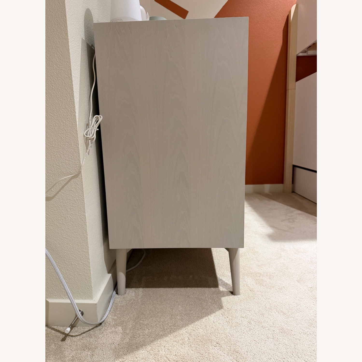 West Elm Mid Century Light Gray Wood Dresser - image-4