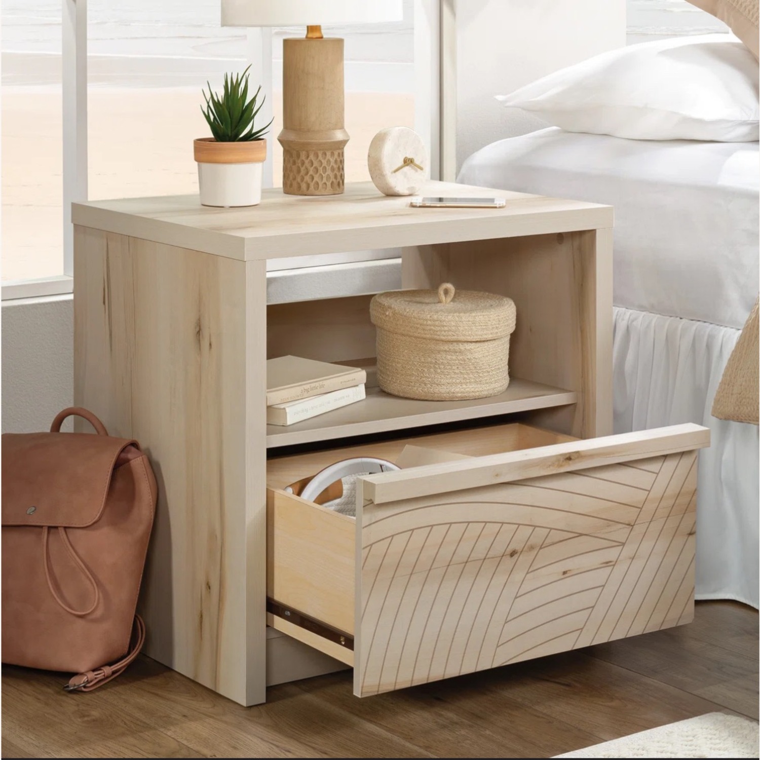 Wayfair Natural Wood Nightstands - image-1