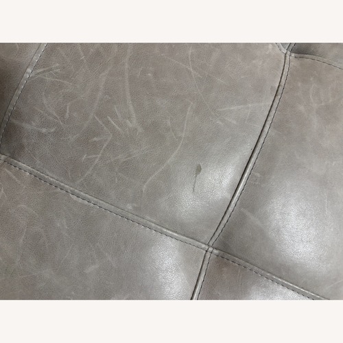 Used Mitchell Gold + Bob Williams Light Gray Ottoman for sale on AptDeco