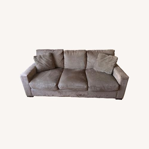 Used Crate & Barrel Light Brown Sleeper Sofa for sale on AptDeco
