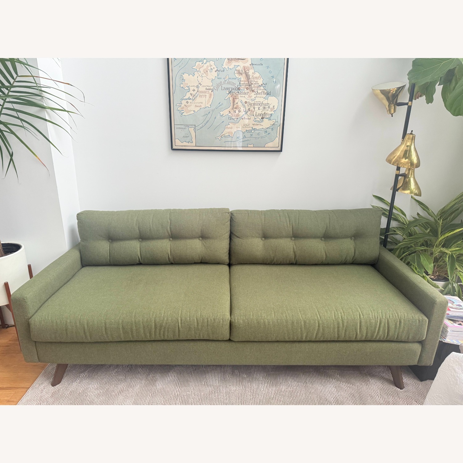 Joybird Hopson Green Fabric 3+ Seater Sofa - image-1