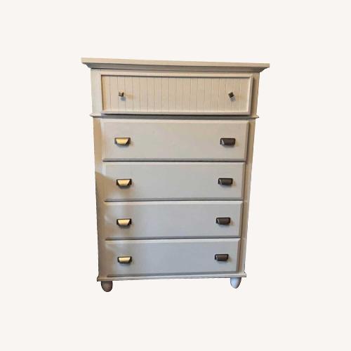 Used White Wood Dresser for sale on AptDeco