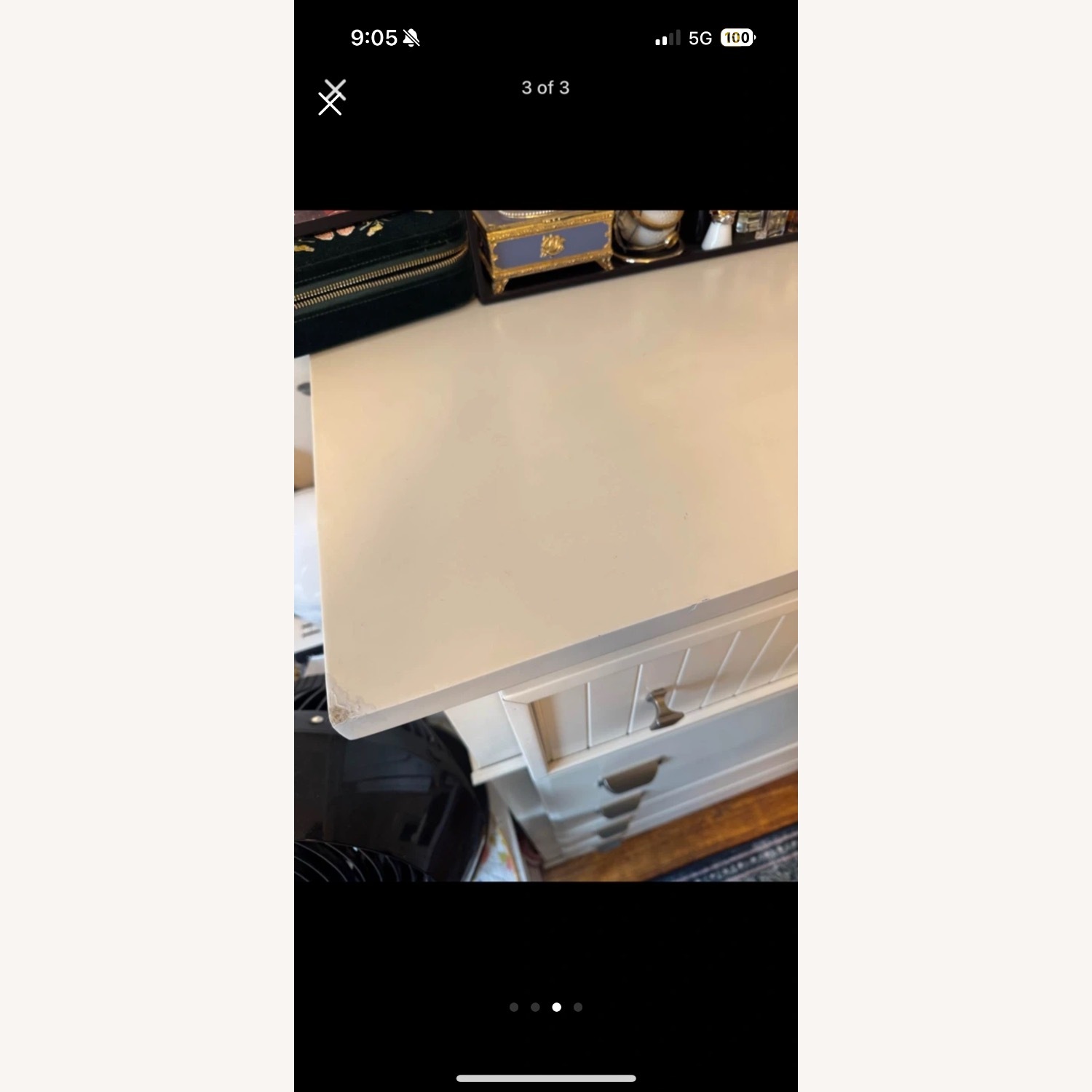 White Wood Dresser - image-3