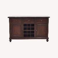 Pottery Barn Dark Brown Wood Sideboard