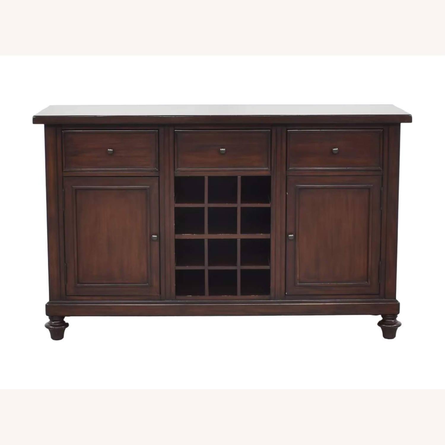 Pottery Barn Dark Brown Wood Sideboard - image-6