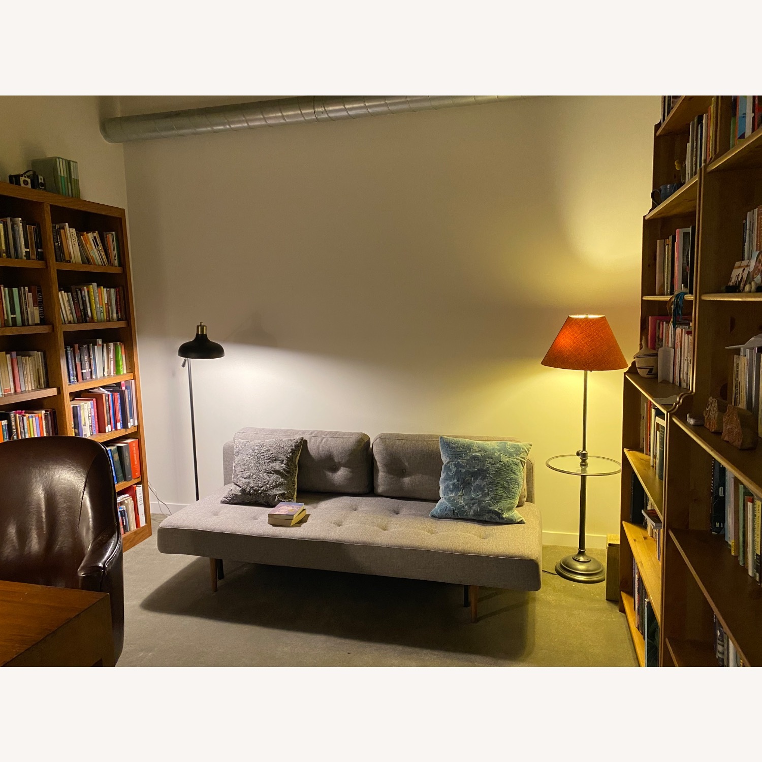 Room & Board Deco Light Gray Fabric Sleeper Sofa - image-3