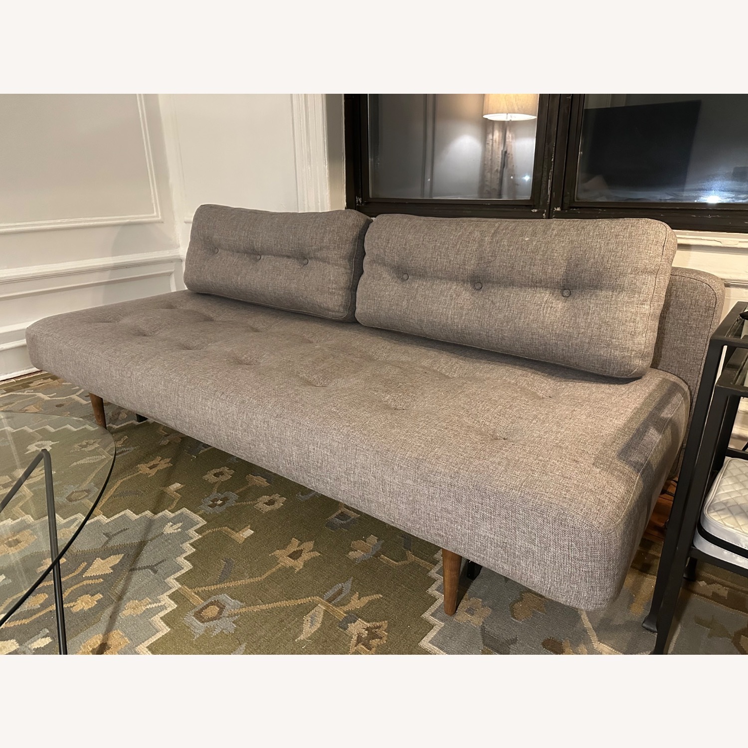 Room & Board Deco Light Gray Fabric Sleeper Sofa - image-1