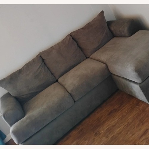 Used Ashley Furniture Dark Gray 2 Piece Sectional for sale on AptDeco