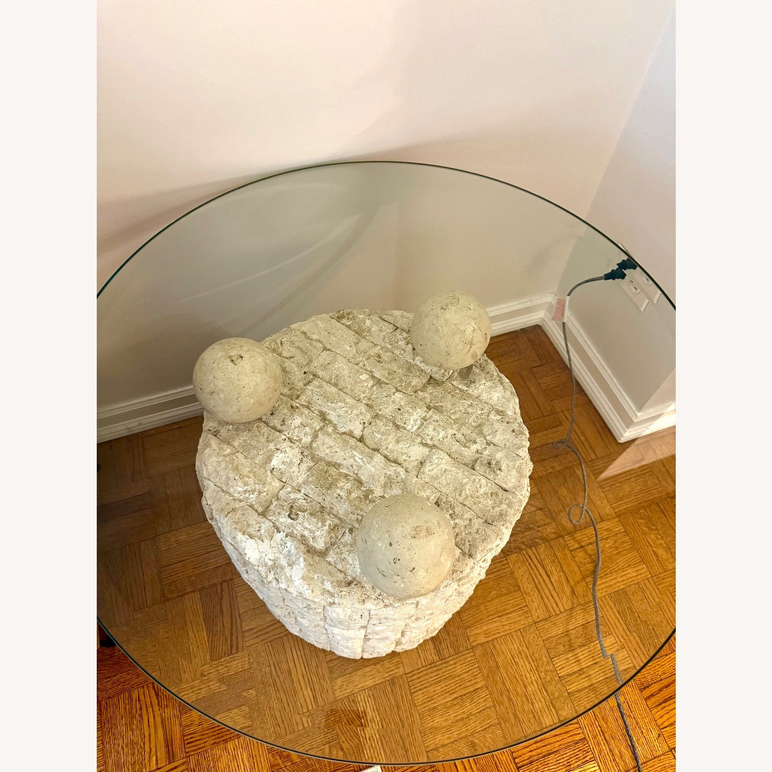 Vintage/Antique Finds Natural Stone Side Tables - image-3