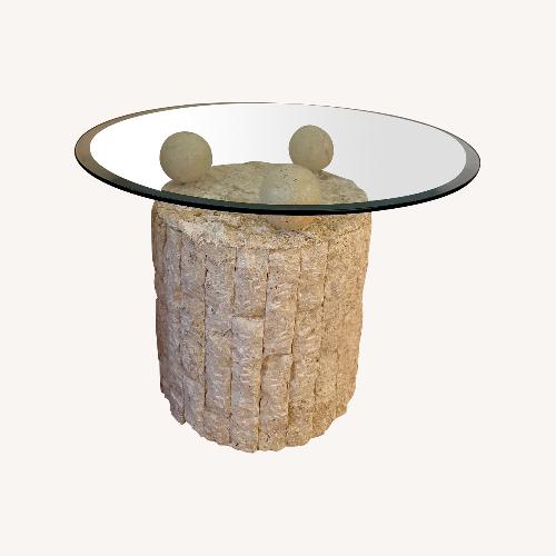Used Vintage/Antique Finds Natural Stone Side Tables for sale on AptDeco
