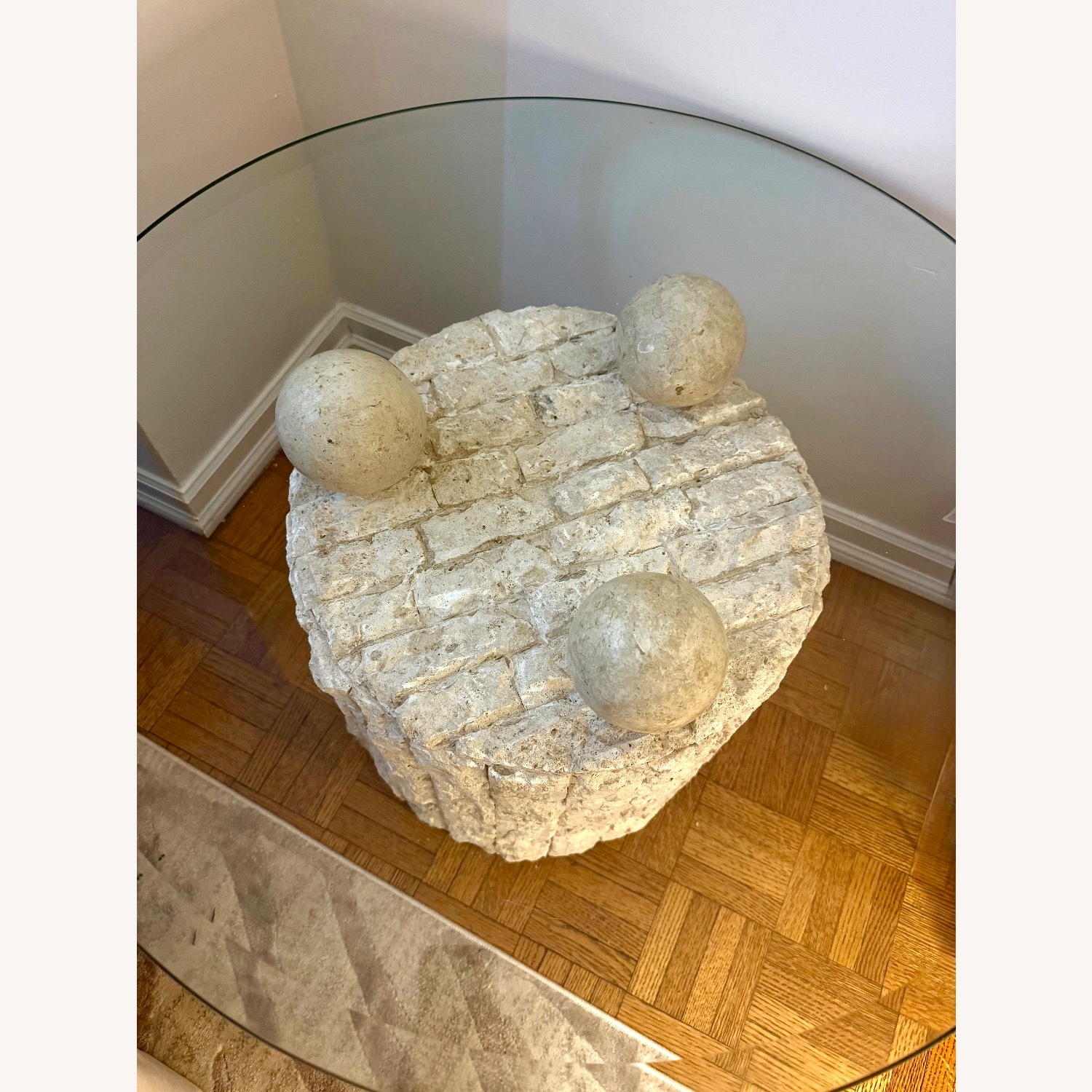 Vintage/Antique Finds Natural Stone Side Tables - image-6