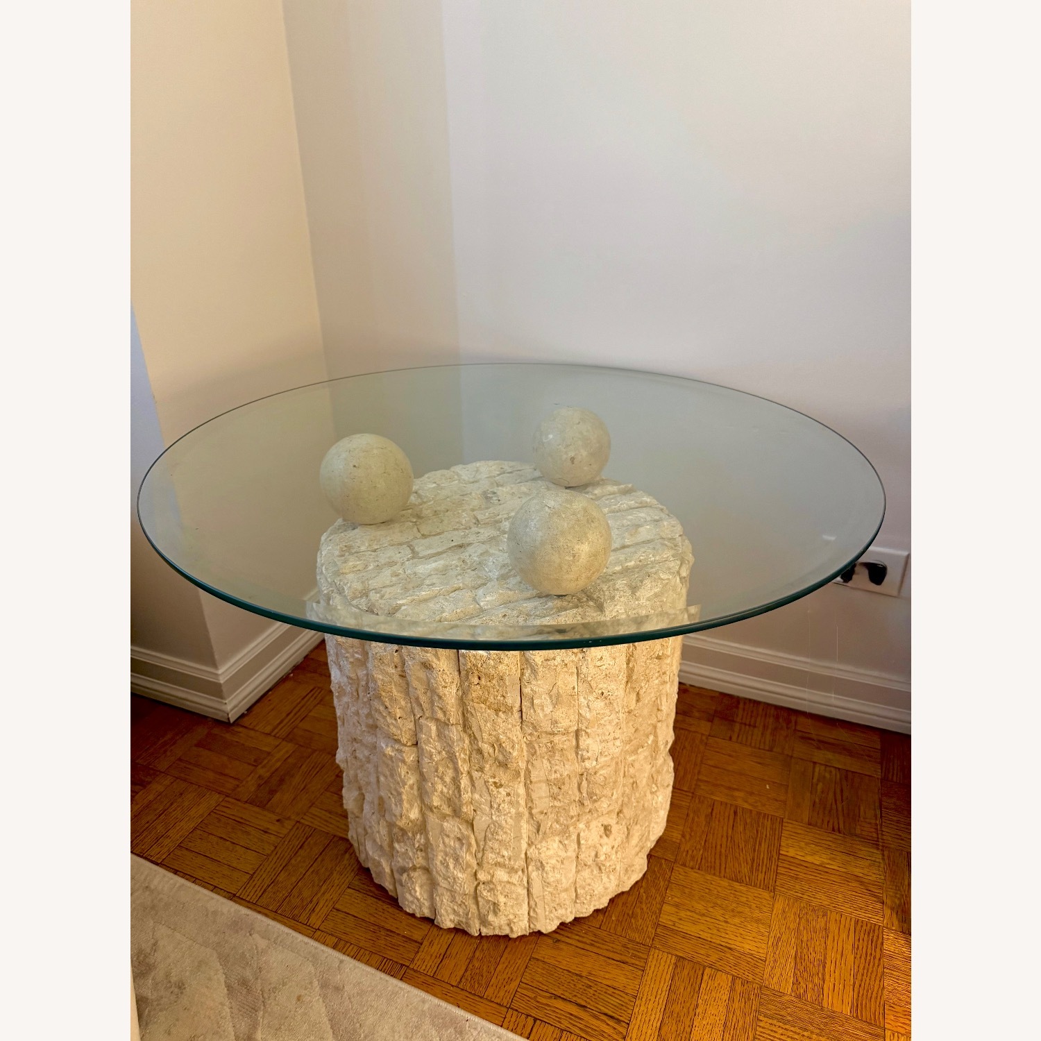 Vintage/Antique Finds Natural Stone Side Tables - image-4