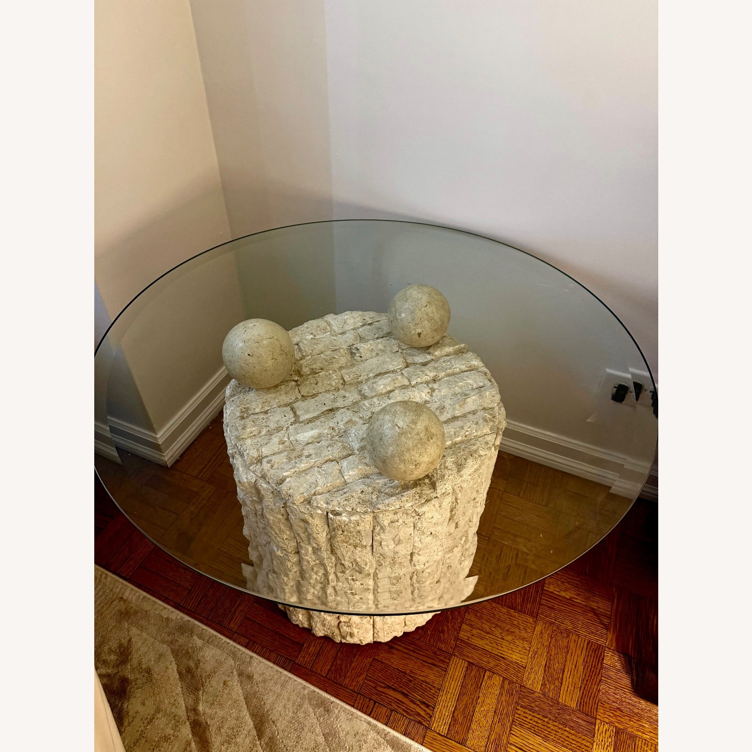 Vintage/Antique Finds Natural Stone Side Tables - image-5