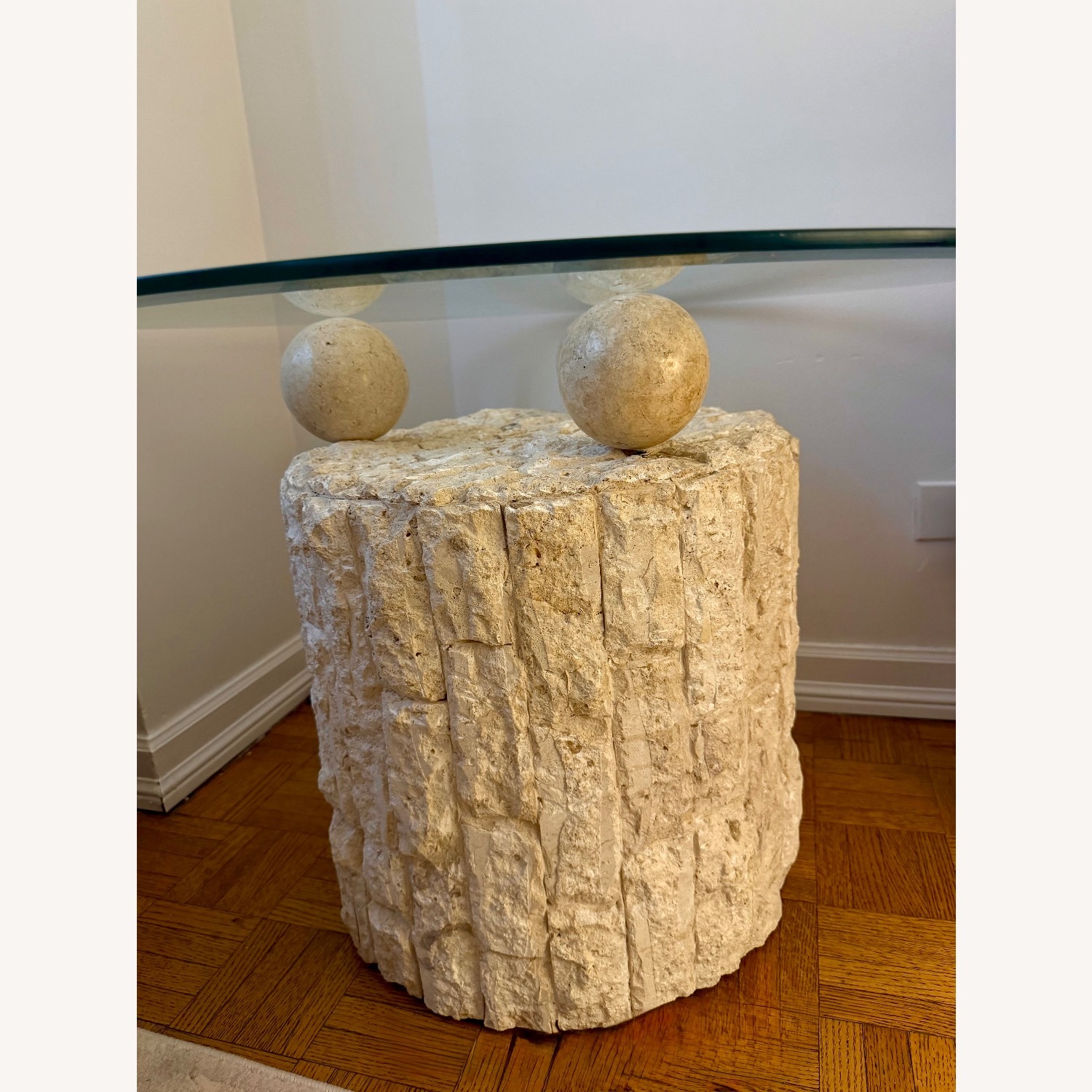 Vintage/Antique Finds Natural Stone Side Tables - image-7