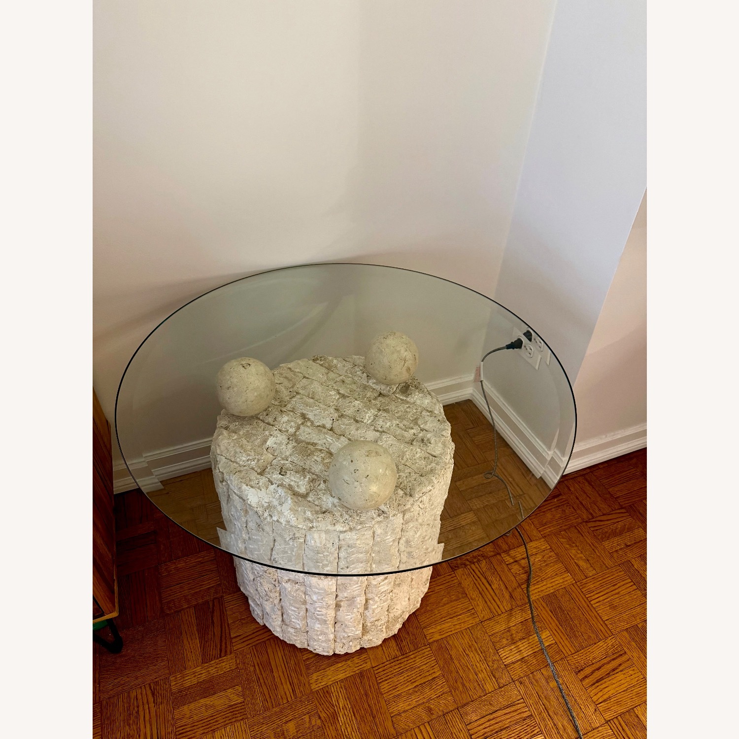 Vintage/Antique Finds Natural Stone Side Tables - image-2
