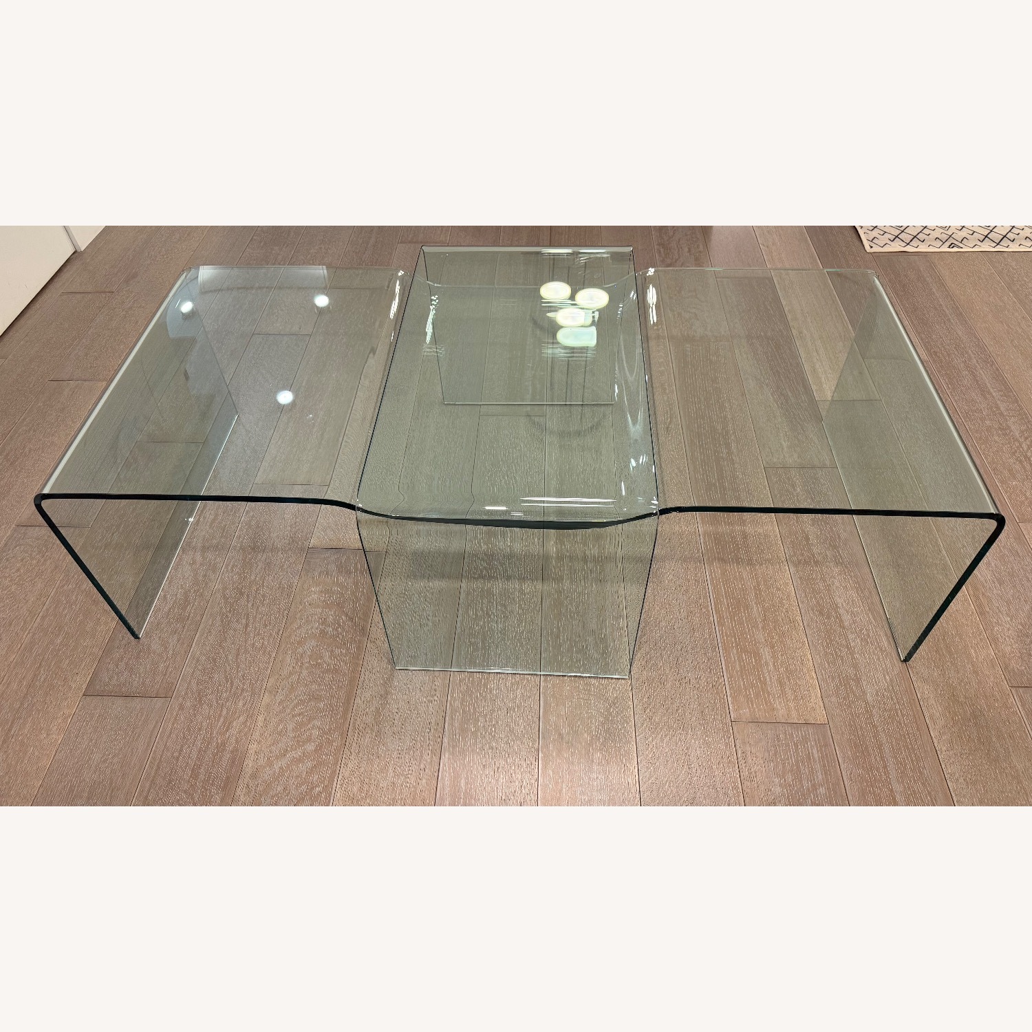 Ligne Roset Brooklyn Glass Coffee Table - image-1