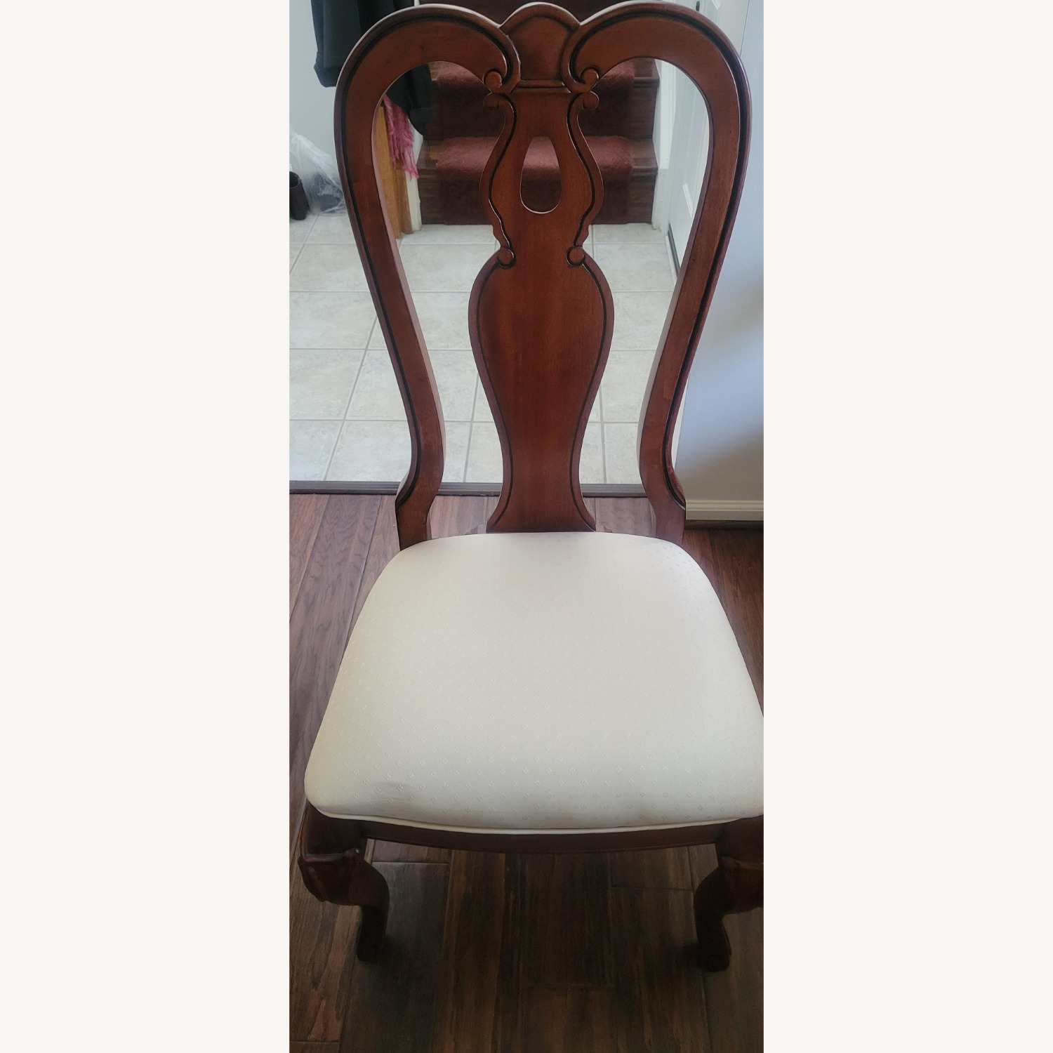 Macy's Dining Table, 8 Chairs, Leaf - image-4