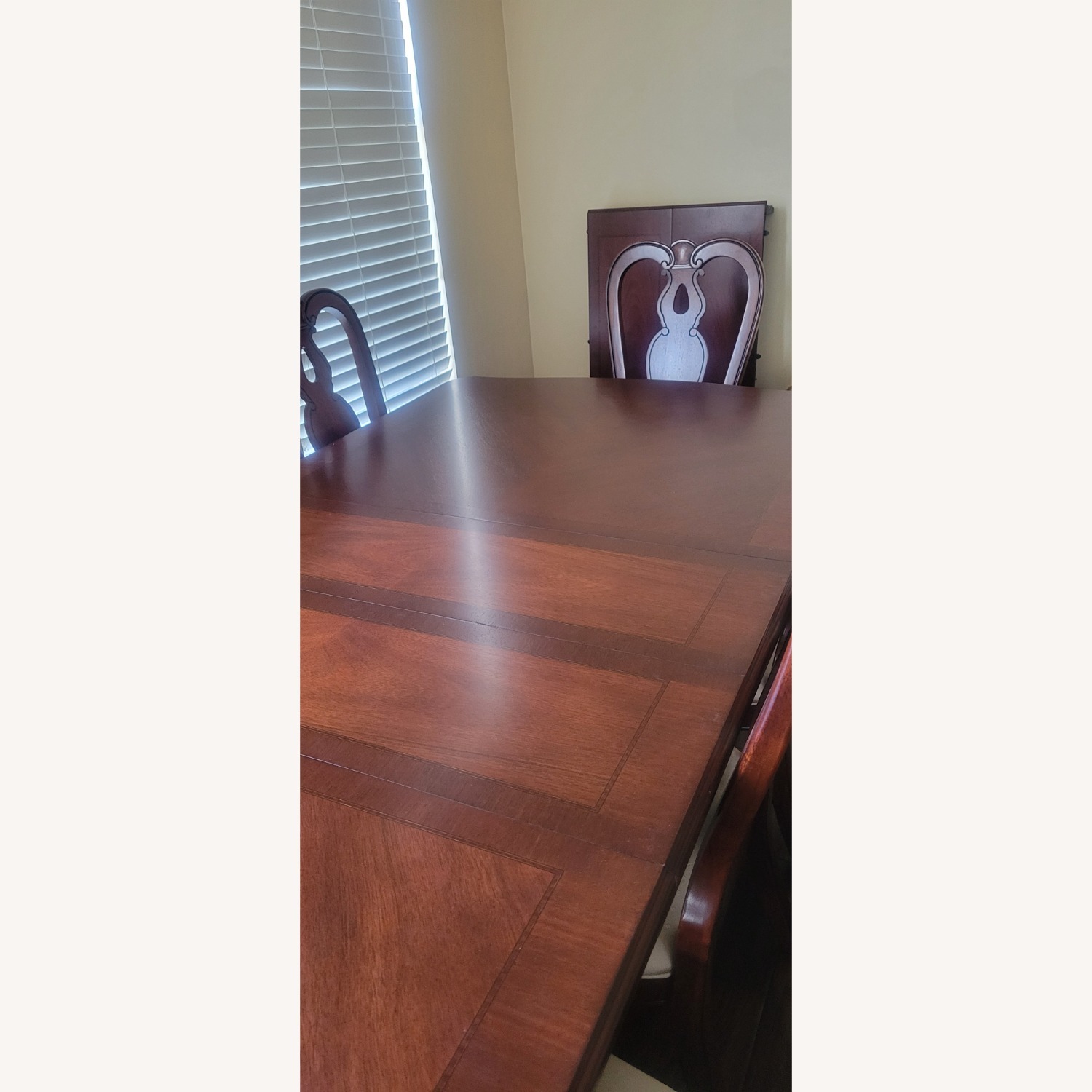 Macy's Dining Table, 8 Chairs, Leaf - image-2